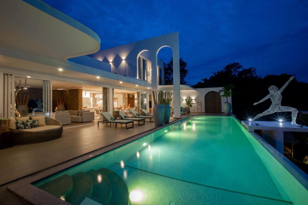C Villa 8Br Luxury Seaview Villa, 2 Swimming Pools Koh Samui Exterior photo